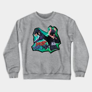 fnf tabi graffiti drop the mic Crewneck Sweatshirt